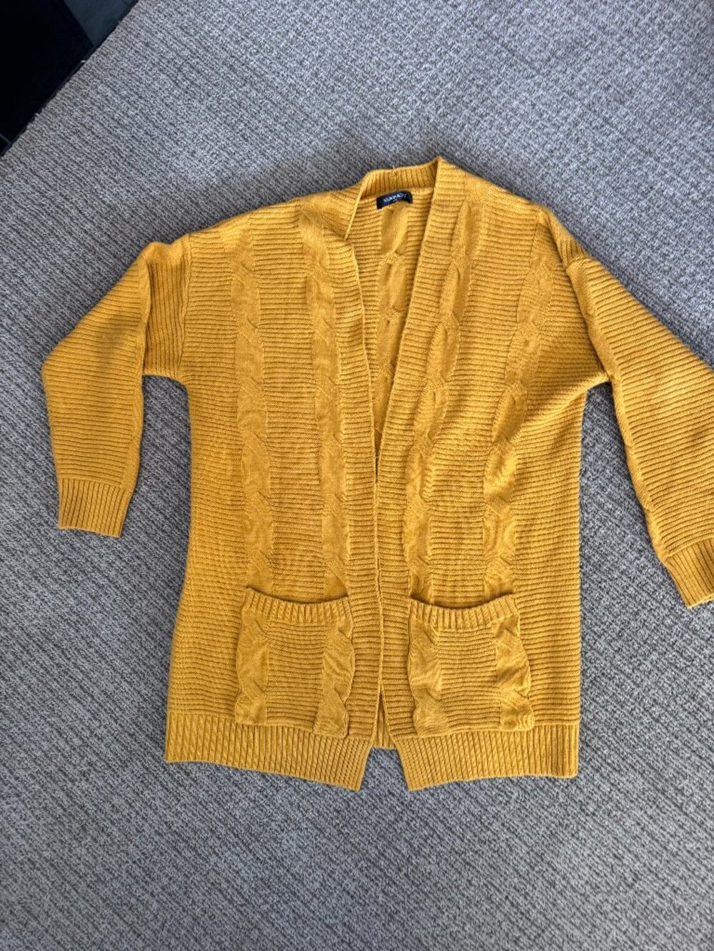 Merokeety Cable Knit Cardigan Sweater - XXL